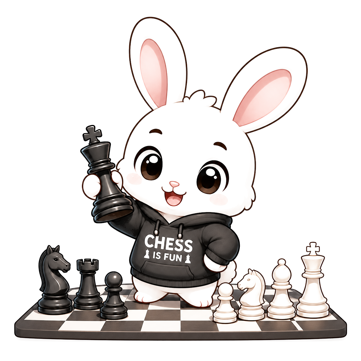 Chess Bunny mascot
