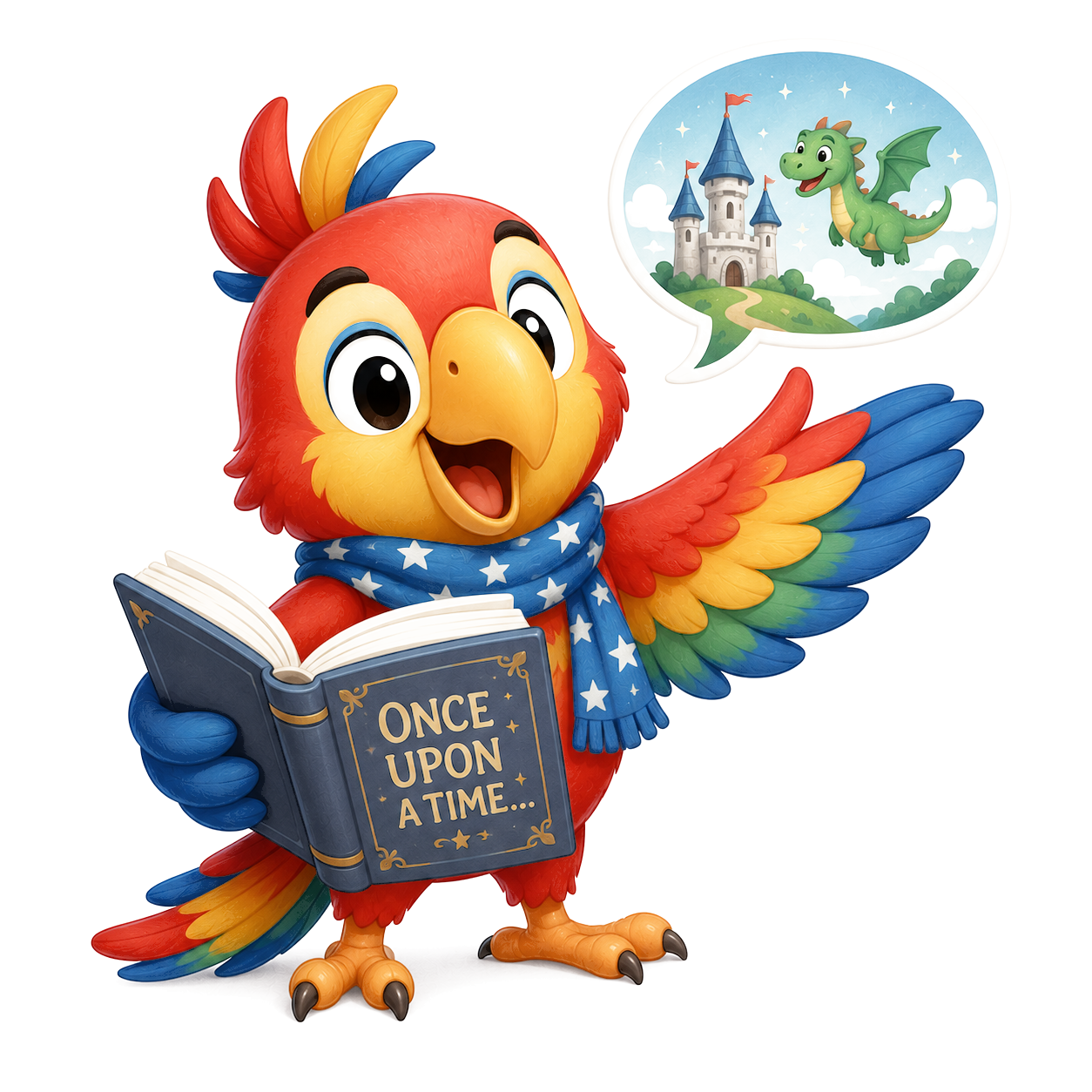 Story Bird mascot